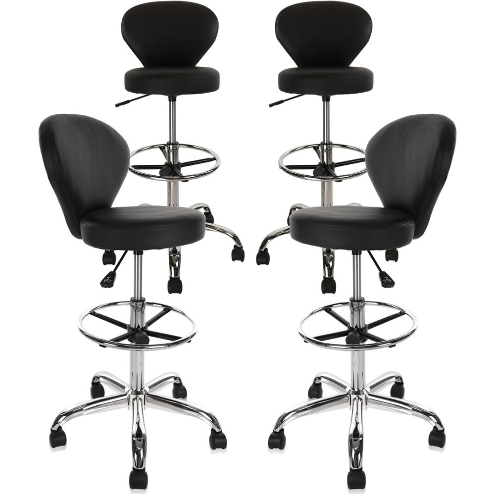 Spa & Wellness Earth City Москва Шелепиха - Adjustable 4-Piece PVC and Leather Swivel