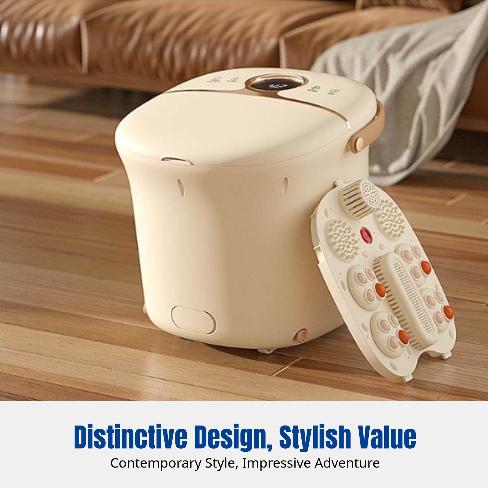 Home Spa Wellness - Deep Knees-Over Foot Spa Tub, Automatic