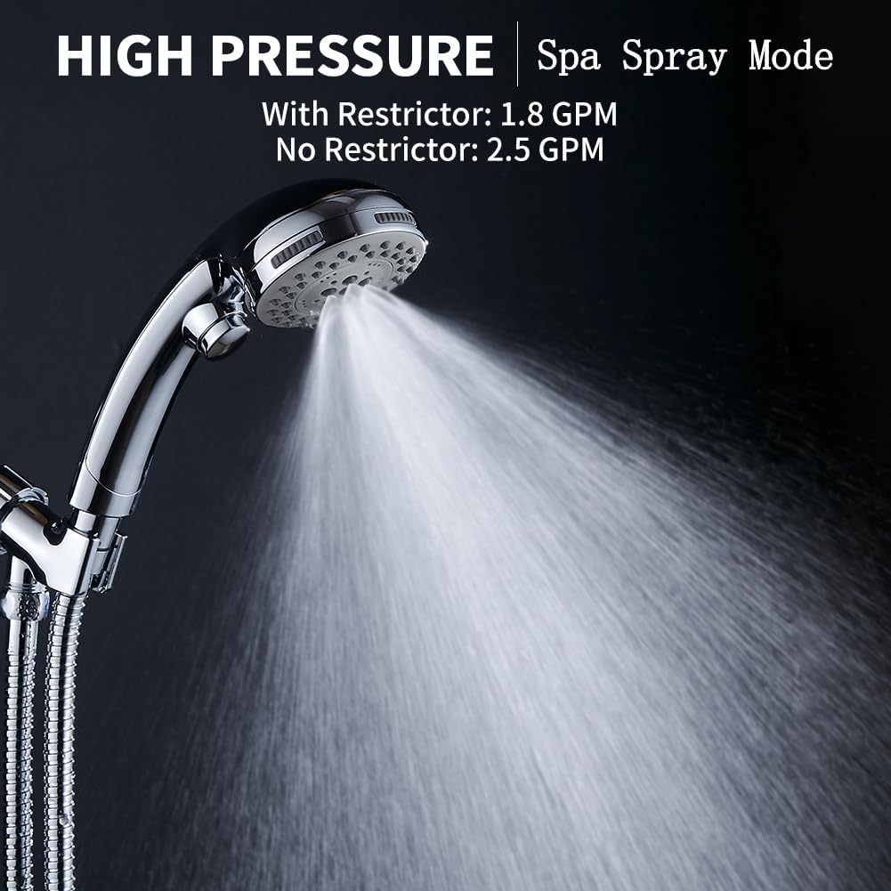 High Pressure Shower Head with – Spa & Wellness Earth City Москва Шелепиха Bewertung und Preis