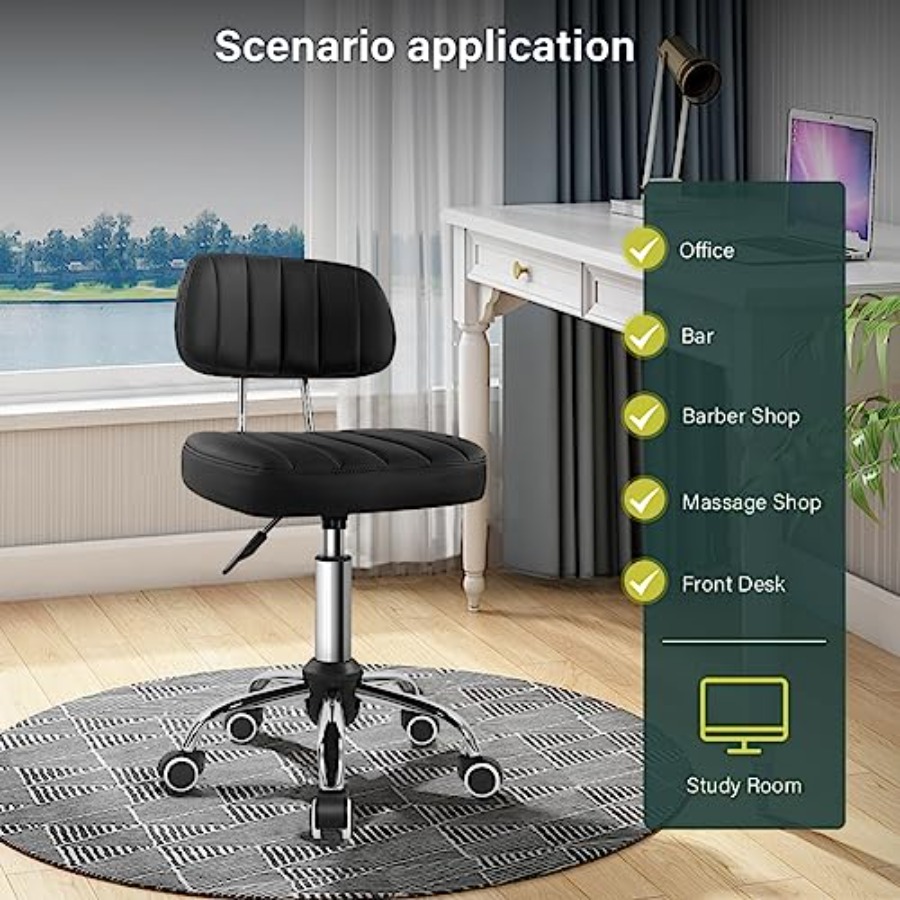 Square Swivel Stool with Wheel – Spa & Wellness Earth City Москва Шелепиха Bewertung und Preis