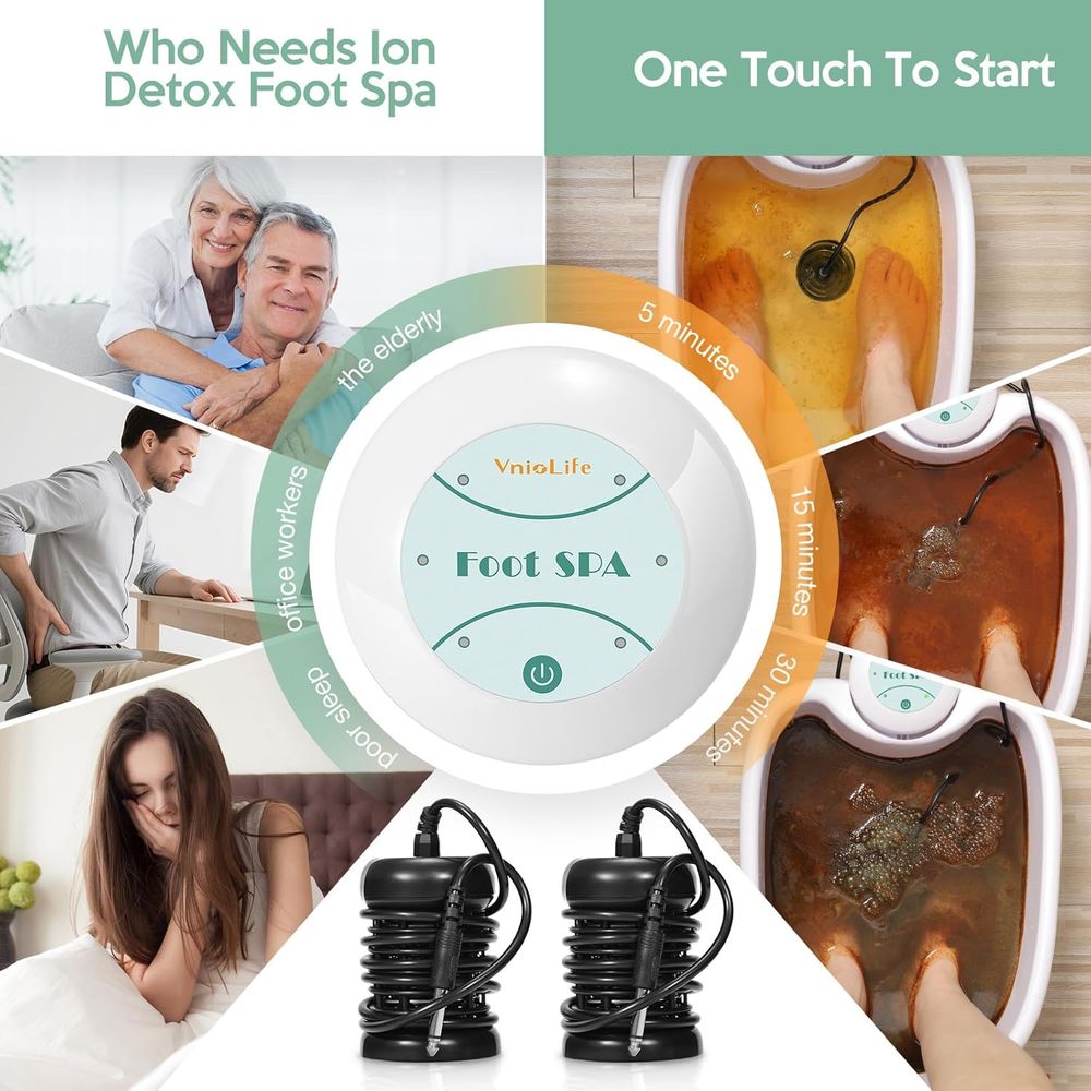 Portable Ionic Foot Spa Detox  – Home Spa Wellness Bewertung und Preis
