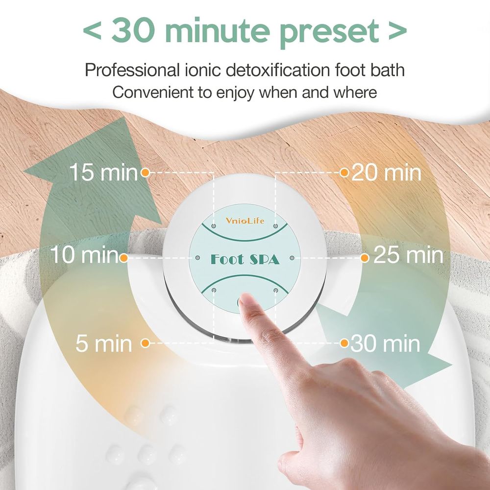 Portable Ionic Foot Spa Detox  – Home Spa Wellness Bewertung und Preis