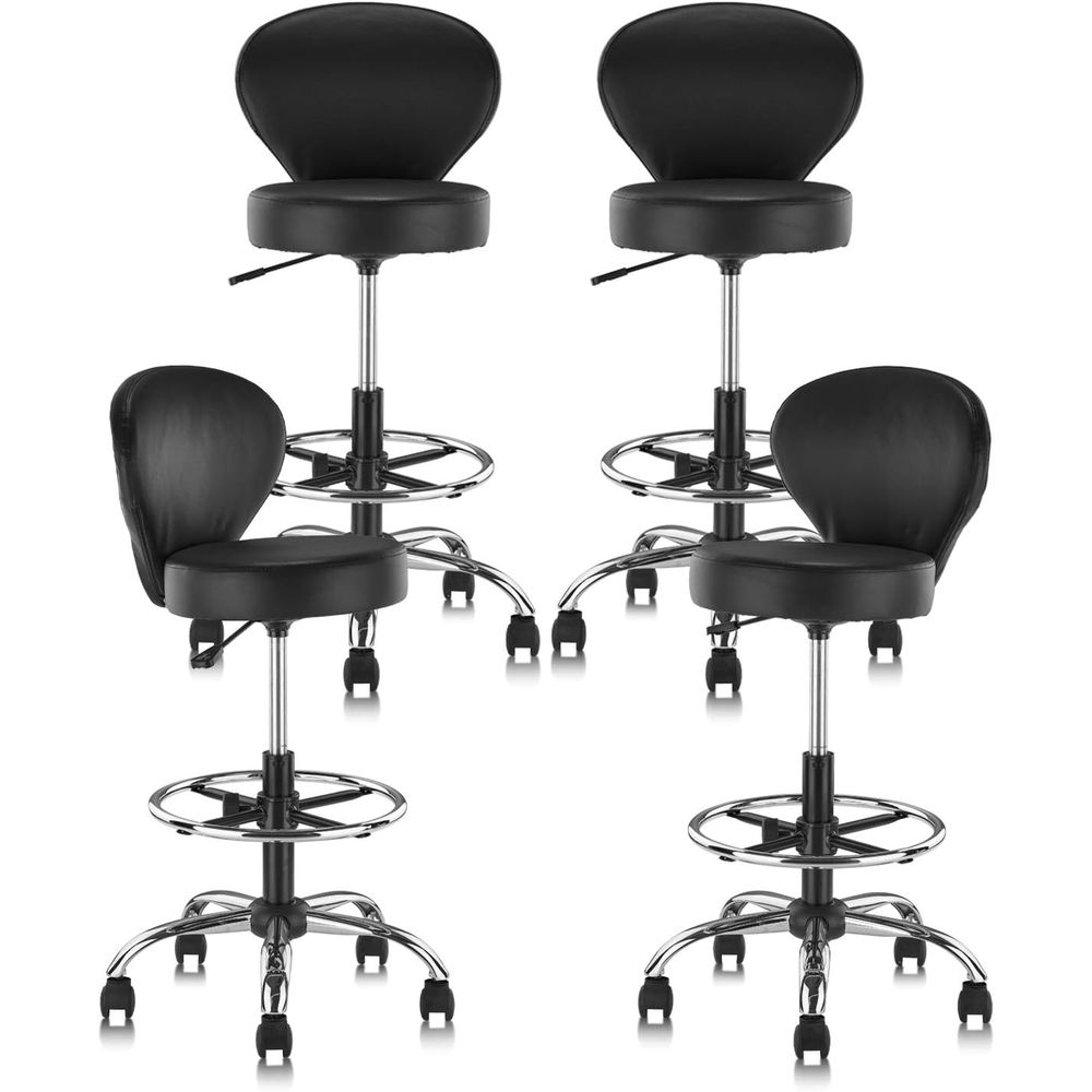 Set of 4 PVC Leather Swivel St – Spa & Wellness Earth City Москва Шелепиха Bewertung und Preis