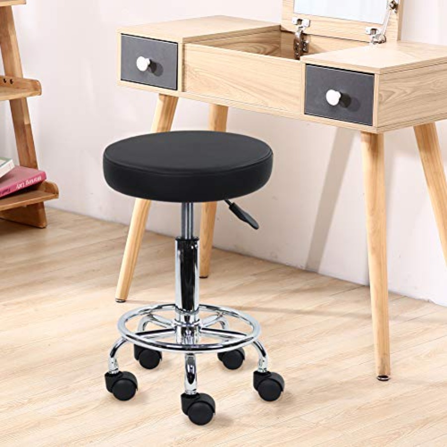PU Leather Round Rolling Stool – Spa & Wellness Earth City Москва Шелепиха Bewertung und Preis